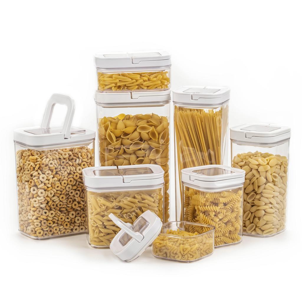 Member’s Selection Set de Recipientes Herméticos para Almacenar Alimentos con Tapa 8 Piezas