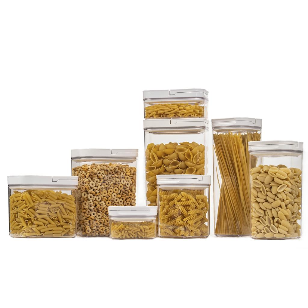 Member’s Selection Set de Recipientes Herméticos para Almacenar Alimentos con Tapa 8 Piezas
