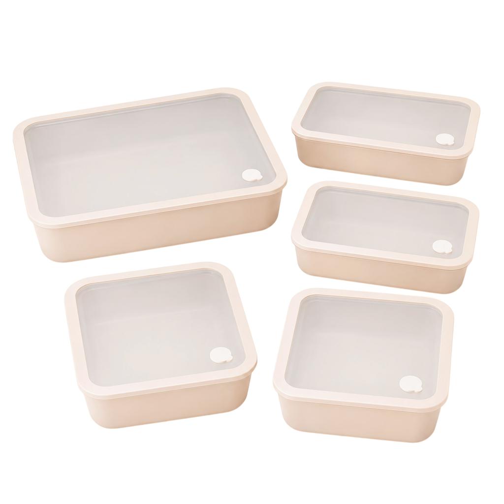 Just Cook Set Contenedores con Tapa para Comida 10 Piezas